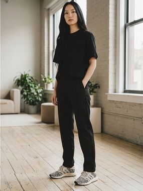 adidas Women's White and Black Leopard-Pattern Running Shoes